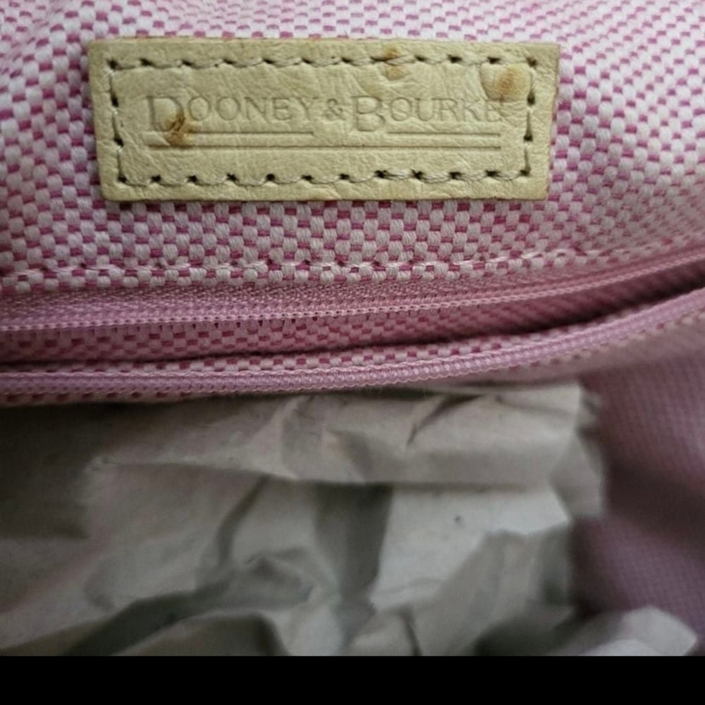 Dooney & Bourke Ostrich Leather Sac Bag - Picture 6 of 8